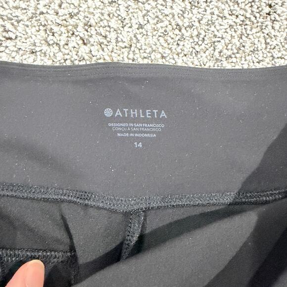 ATHLETA Black Endless High Rise Pant, New with tags, Size 14, Stretchy - Picture 7 of 10